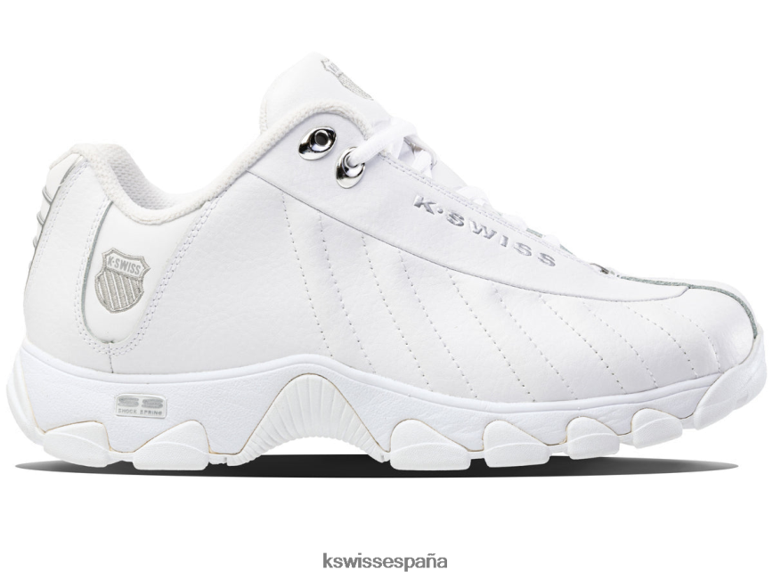 K-Swiss st329cmf hombres NNDRHV184 plata blanca zapatos K-Swiss st329cmf hombres NNDRHV184 plata blanca zapatos